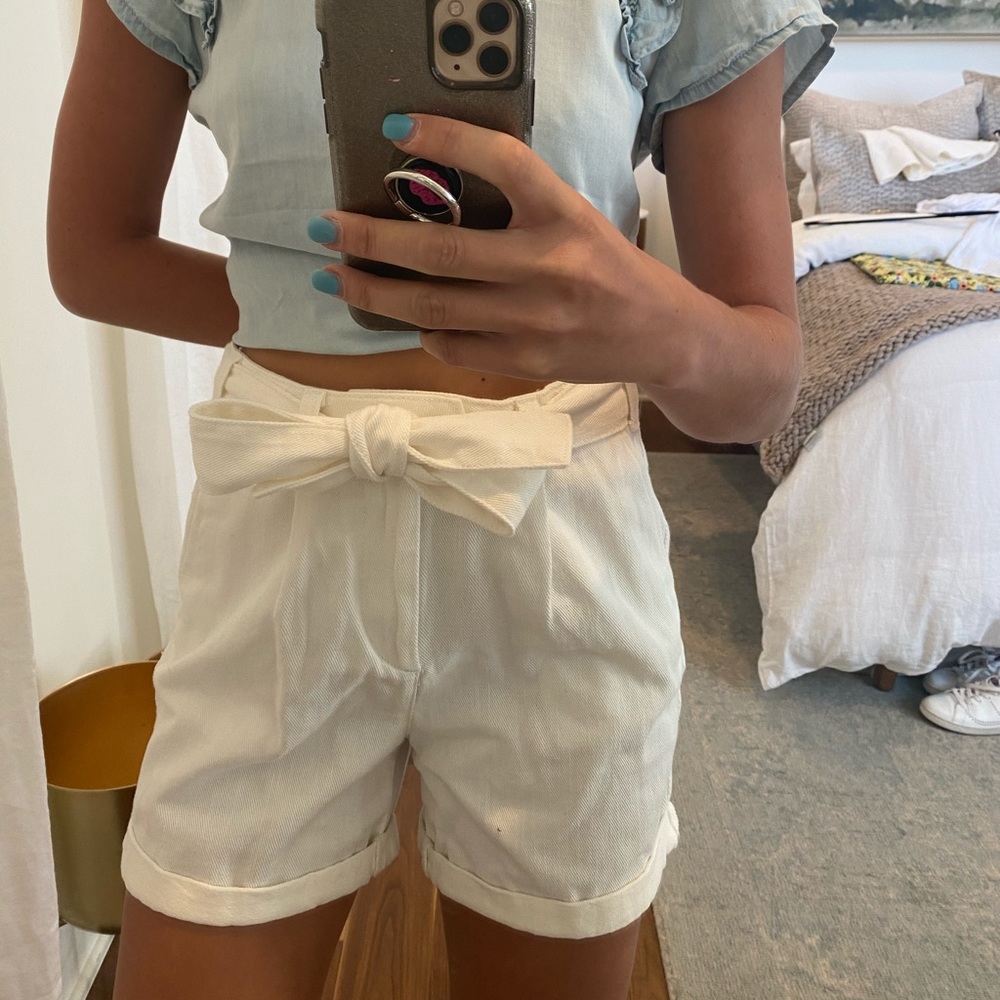 Jack Wills High Rise Tie Shorts